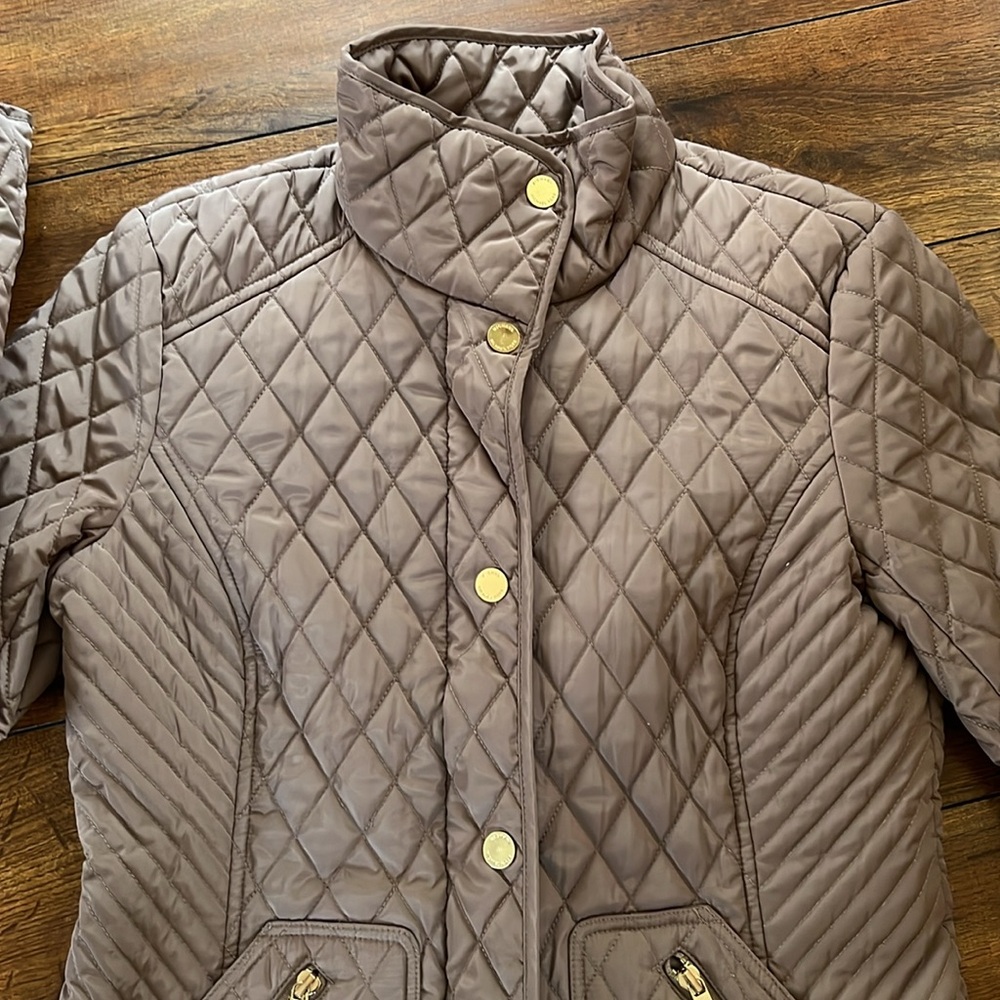 Michael Kors Quilted Tan Jacket - Picture 2 of 6